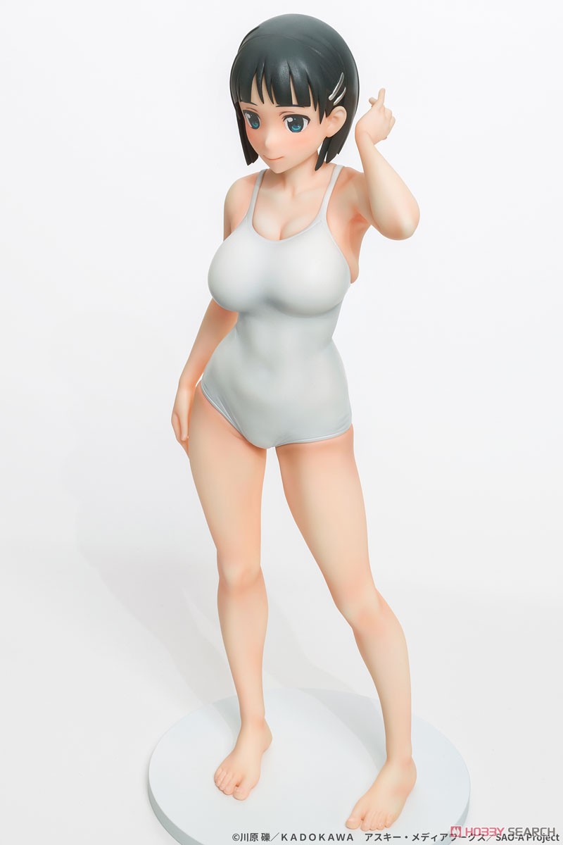 Suguha Kirigaya White Swimsuit Ver. (PVC Figure) Item picture11