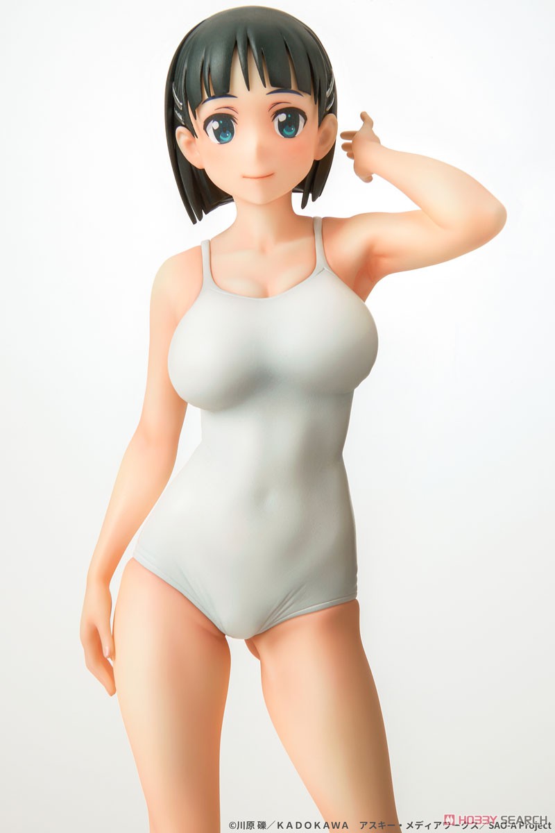 Suguha Kirigaya White Swimsuit Ver. (PVC Figure) Item picture15