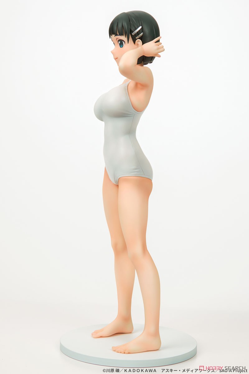 Suguha Kirigaya White Swimsuit Ver. (PVC Figure) Item picture8