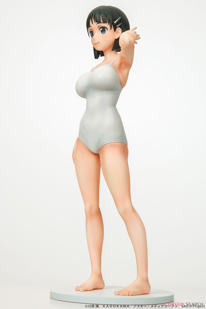 Suguha Kirigaya White Swimsuit Ver. (PVC Figure) Item picture9