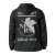 Evangelion NERV Hooded Windbreaker Black x White M (Anime Toy) Item picture1