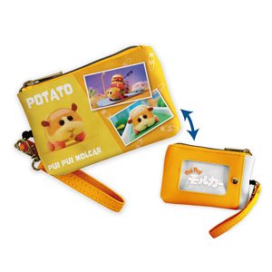 Multi IC Card Case w/Reel Pui Pui Molcar 01 Potato RMI (Anime Toy)