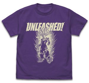Dragon Ball Z Super Saiyan Gohan T-Shirt Violet Purple M (Anime Toy)