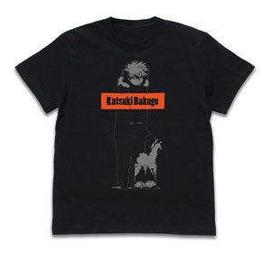My Hero Academia Katsuki Bakugo T-Shirt Snow Festival Ver. Black M (Anime Toy)