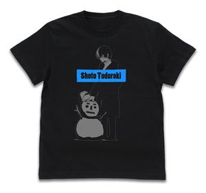 My Hero Academia Shoto Todoroki T-Shirt Snow Festival Ver. Black XL (Anime Toy)
