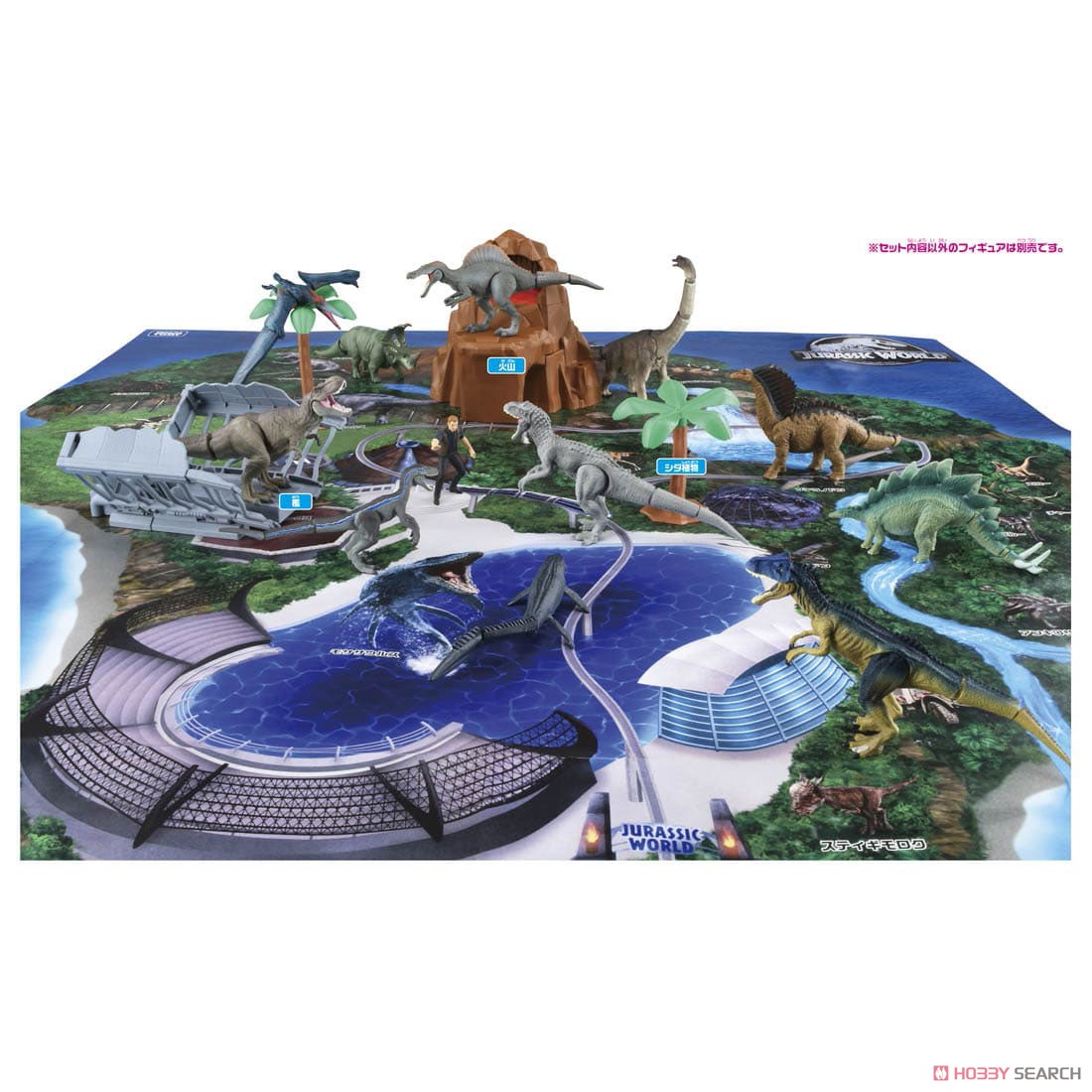アニア ジュラシック・ワールド おおきな恐竜王国マップ (動物フィギュア) その他の画像1