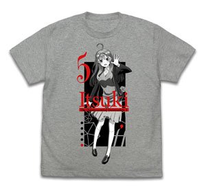The Quintessential Quintuplets Season 2 Itsuki Nakano T-Shirt Mix Gray M (Anime Toy)