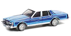 1986 シボレー カプリス ローライダー (ブルー) (ミニカー)