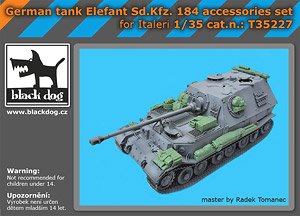 German Tank Elefant Sd.Kfz 184 Accessories Set (for Italeri) (Plastic model)