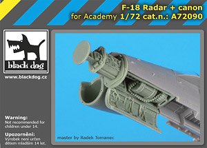F-18用レーダー + 機関砲 (アカデミー用) (プラモデル)