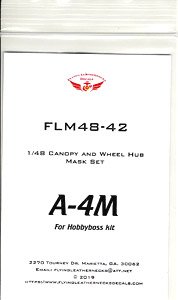 A-4M キャノピー & ホイールマスクセット HB社キット用 (プラモデル)