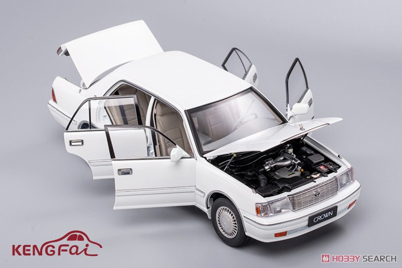 TOYOTA CROWN 155 Pearl White (左ハンドル仕様) (ミニカー) 商品画像2