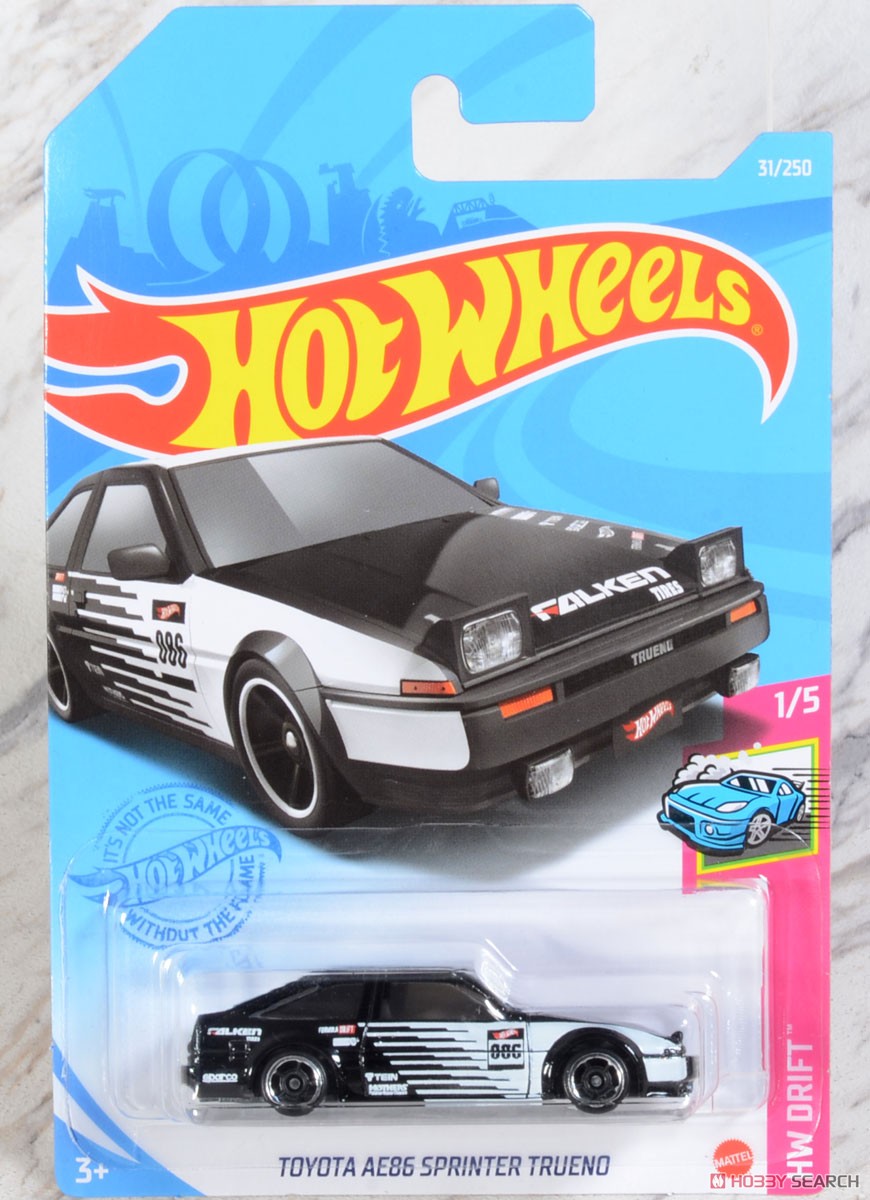 Hot Wheels Basic Cars Toyota AE86 Sprinter Trueno (Toy) Package1