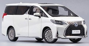 Lexus LM300h Pearl White (右ハンドル仕様) (ミニカー)