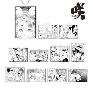 Saki Trading Acrylic Key Ring (Set of 11) (Anime Toy)