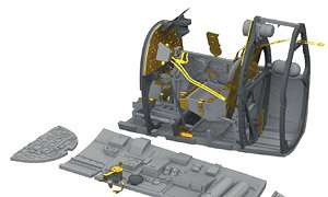 Spitfire Mk.II Cockpit (for Eduard) (Plastic model)