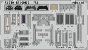 Bf109E-3 エッチングパーツ (スペシャルホビー用) (プラモデル)