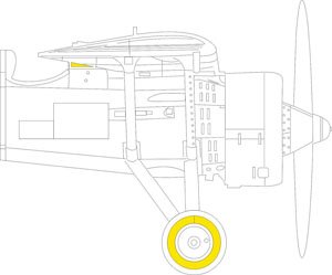PZL P.11c 塗装マスクシール (アルマホビー用) (プラモデル)