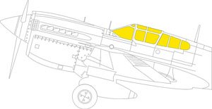 P-40M 塗装マスクシール (トランぺッター用) (プラモデル)