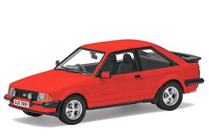 フォード エスコート Mk3 XR3i サンバーストレッド (ミニカー)