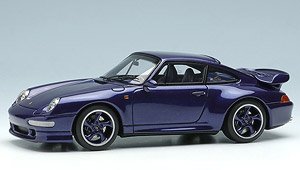 Porsche 911 (993) Turbo `The LastT Waltz` 1998 (Iris Blue Metallic) (Diecast Car)
