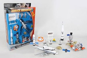 Lunar probe 13 Pieces Playset (Pre-built Aircraft)