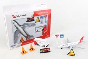 カンタス航空 新塗装 スモールプレイセット (完成品飛行機)