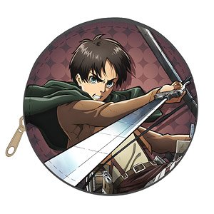 Attack on Titan Leather Case A [Eren] (Anime Toy)