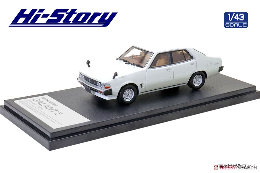 MITSUBISHI GALANT Σ 2000 GSL (1977) パールホワイト (ミニカー) 商品画像1