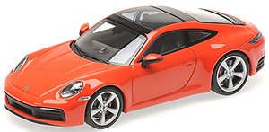 Porsche 911 (992) Carrera 4S 2019 Orange (PMA Limited) (Diecast Car)