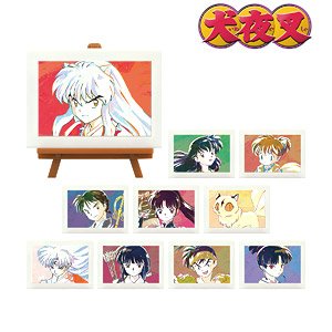 Inuyasha Trading Ani-Art Mini Art Frame (Set of 10) (Anime Toy)