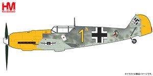 BF 109E-3 Yellow 1, Oblt.Josef Priller, Staffelkaptian 6/JG 51, France, Autumn 1940 (Pre-built Aircraft)