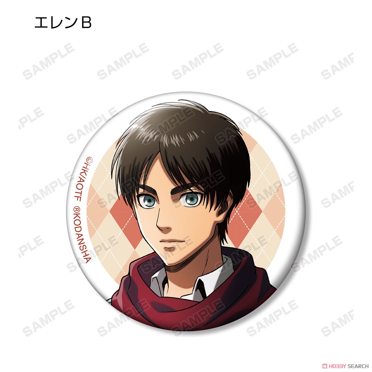 Attack on Titan Especially Illustrated Wearing Muffler Ver. Trading Can Badge (Set of 8) (Anime Toy) 商品画像5