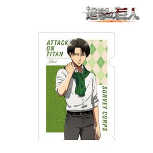 Attack on Titan Especially Illustrated Levi Wearing Muffler Ver. Clear File (Anime Toy)
