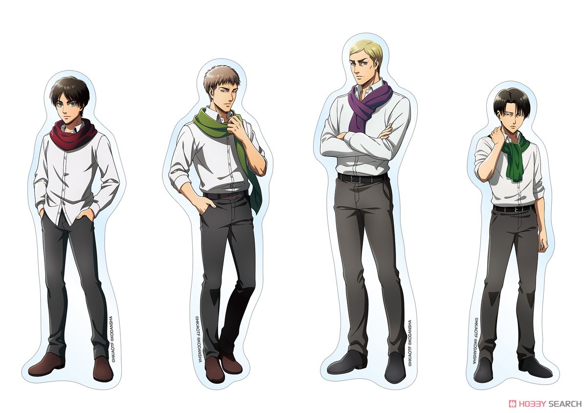 Attack on Titan Especially Illustrated Levi Wearing Muffler Ver. Sticker (Anime Toy) その他の画像1