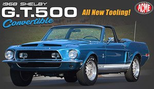 1968 Shelby GT500 Convertible - Acapulco Blue - White Top (ミニカー)