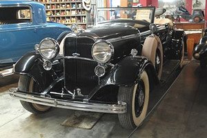 フォード リンカーン KB Top Down 1932 ブラック (ミニカー)
