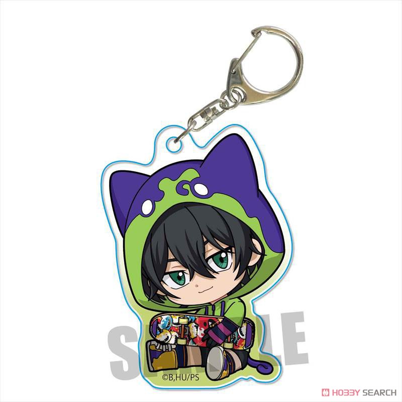 Gyugyutto Acrylic Key Ring SK8 the Infinity Miya (Anime Toy) 商品画像1