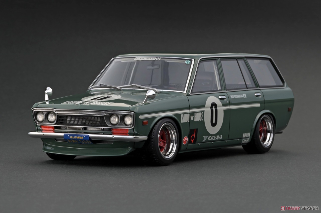 Datsun Bluebird (510) Wagon Green (ミニカー) 商品画像4