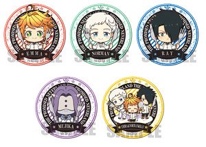 トレーディング缶バッジ 約束のネバーランド ごちきゃら (5個セット) (キャラクターグッズ)