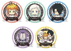 Trading Can Badge The Promised Neverland Gochi-chara (Set of 5) (Anime Toy)