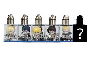Attack on Titan Trading Full Color 3D Crystal Key Ring A Ver. (Set of 6) (Anime Toy)