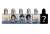 進撃の巨人 トレーディングフルカラー3Dクリスタルキーホルダー Bver. (6個セット) (キャラクターグッズ) 商品画像1
