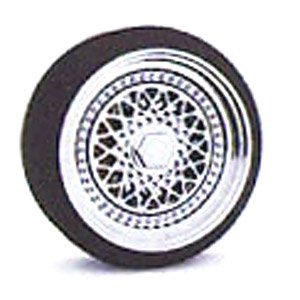 D Model Wheels No.9 (Silver) (Diecast Car)
