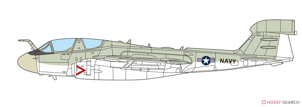 アメリカ海軍 電子戦機 EA-6B プラウラー 2機セット (プラモデル) 塗装1