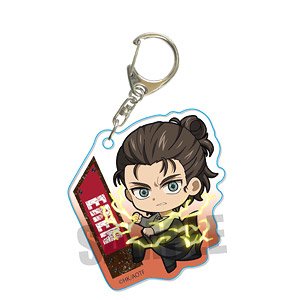 Action Series Acrylic Key Ring Attack on Titan Eren Yeager (Anime Toy)