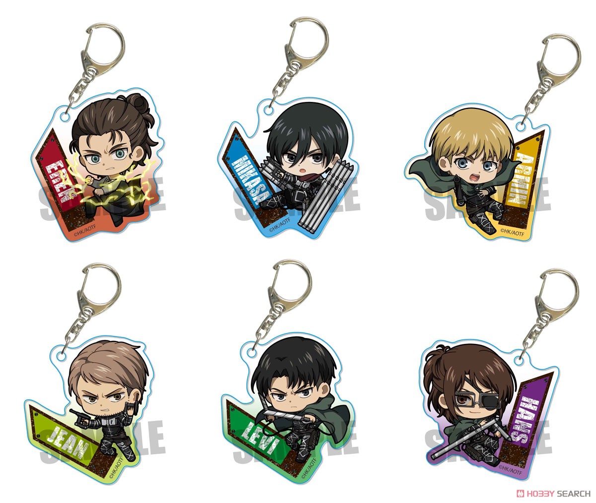 Action Series Acrylic Key Ring Attack on Titan Levi (Anime Toy) Other picture1