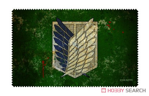 Attack on Titan Exhibition Final Survey Corps Flag Cleaner Cloth (Anime Toy) 商品画像1