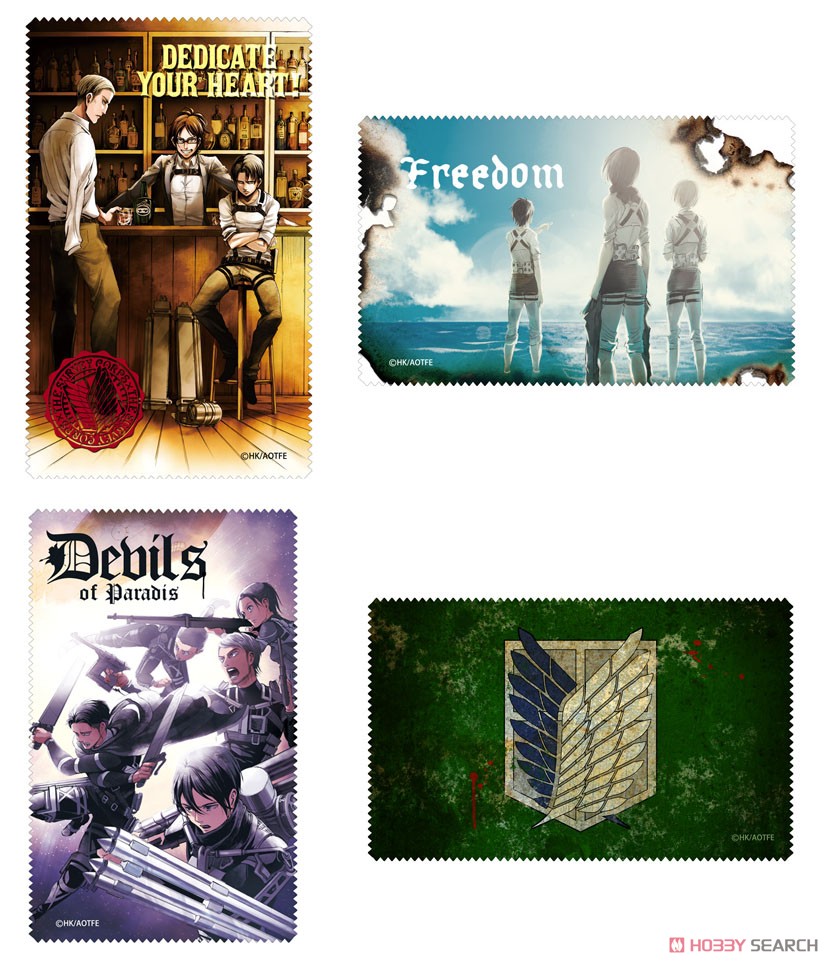 Attack on Titan Exhibition Final Survey Corps Flag Cleaner Cloth (Anime Toy) その他の画像3