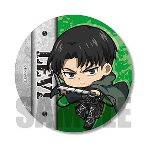 Action Series Can Badge Attack on Titan Levi (Anime Toy)